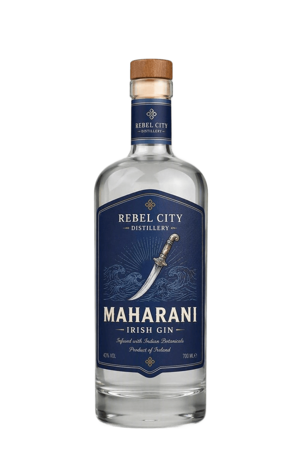 Maharani Irish Gin bottle