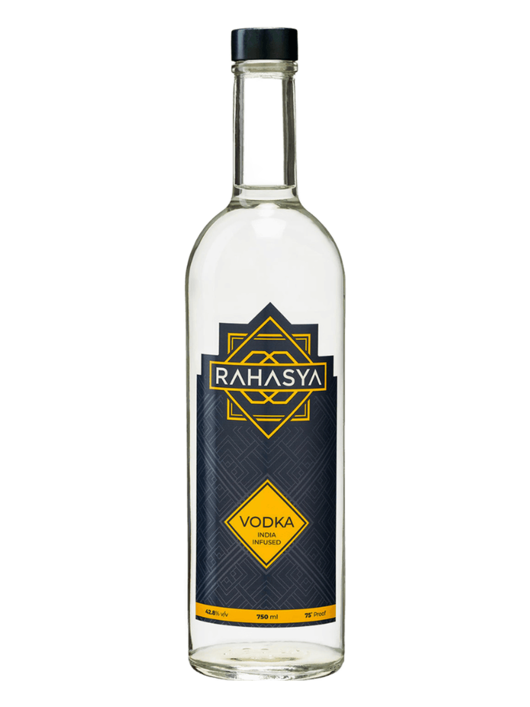 Bottle of Indian craft vodka